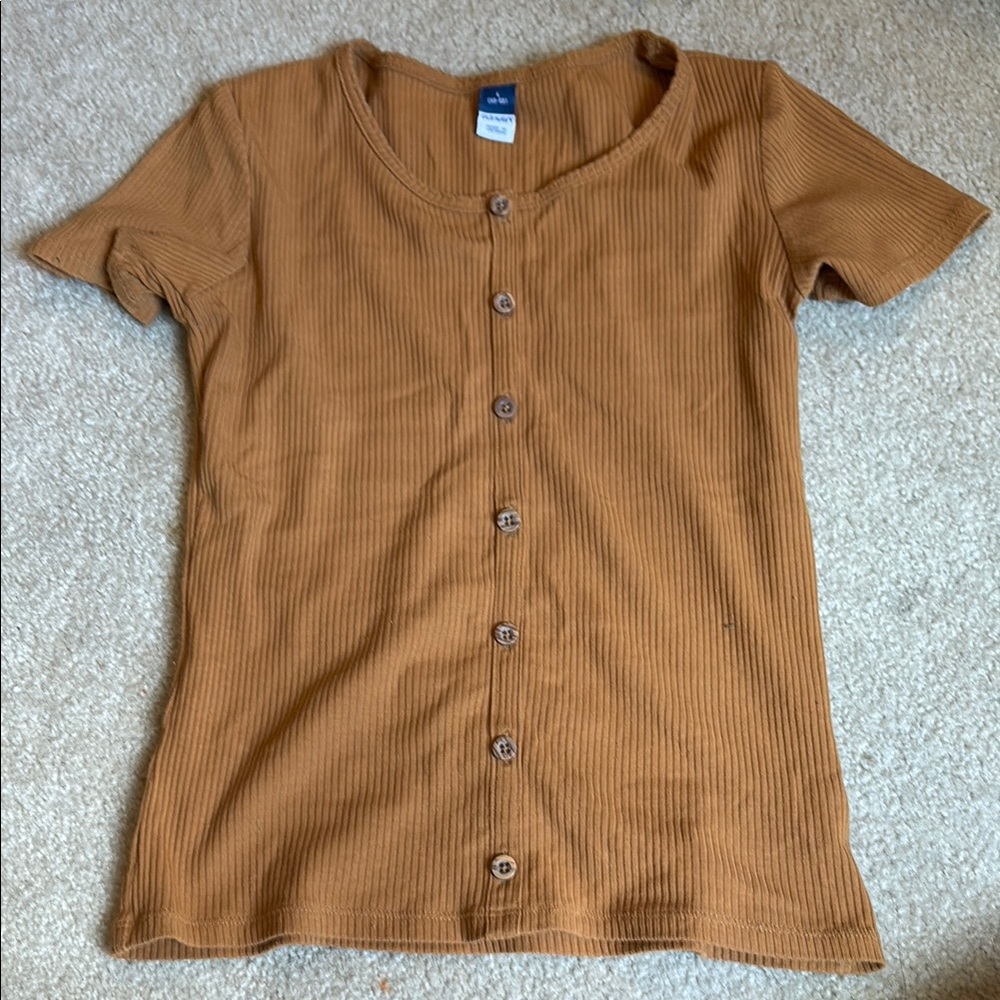 Old Navy Brown Short Sleeve Tee